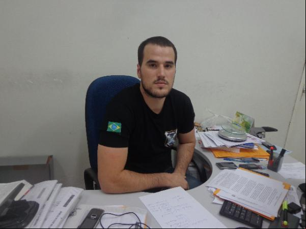 Delegado Matheus Zanatta.(Imagem:FlorianoNews)