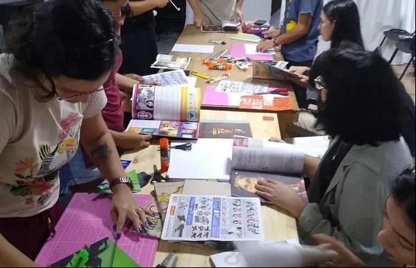 Oficina de colagem abre Sesc Amazônia das Artes em Macapá.(Imagem:Coletivo Balalo)