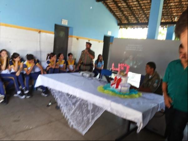 Escola Djalma Nunes realiza semana de atividades em comemoração aos 47 anos de fundação.(Imagem: Mérito Juvenil Floriano)