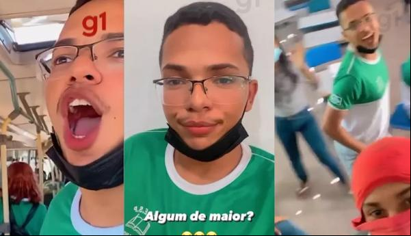 Estudante viraliza, ganha 10 mil seguidores em duas semanas e é transferido após vídeos em escola de Teresina.(Imagem:Arquivo Pessoal)