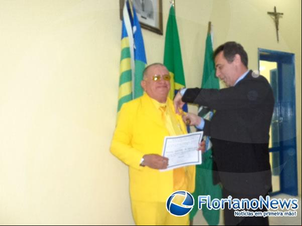Medalha do Mérito Agrônomo Parentes é concedida ao Repórter Amarelinho e ao Prof. Luiz Paulo.(Imagem:FlorianoNews)