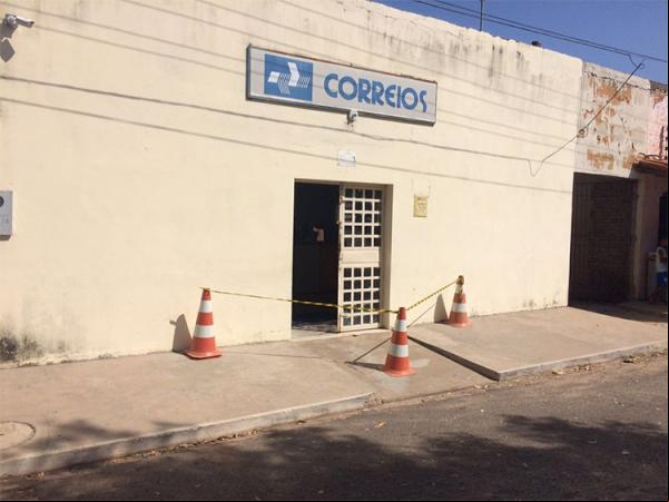 Criminosos arrombam Correios de Monsenhor Gil e trocam tiros com PM.(Imagem:Divulgação)