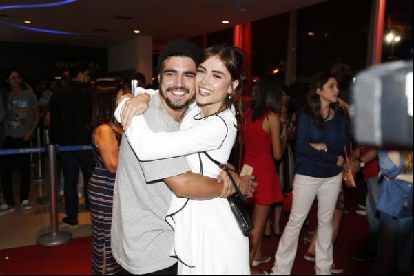 Caio Castro e Maria Casadeval.(Imagem: Ag. News)