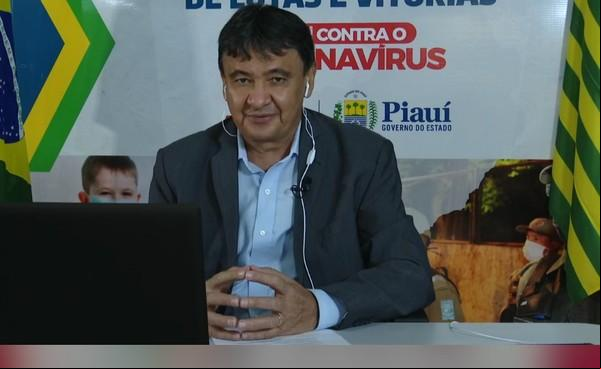 Governador Wellington Dias fala sobre a ampliação do Programa Busca Ativa.(Imagem:Reprodução)