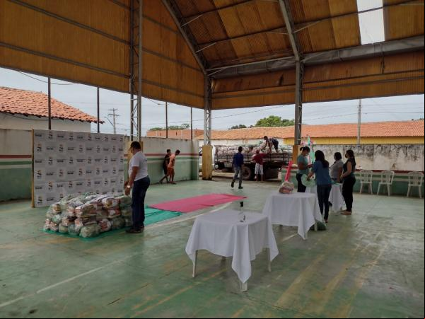 Assistência Social realiza entrega de cestas básicas para famílias carentes em Barão de Grajaú(Imagem:FlorianoNews)