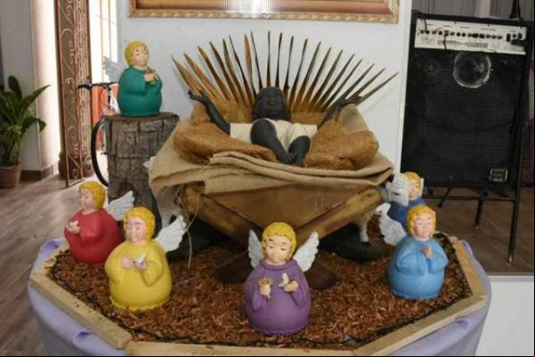 Floriano sedia Exposição de Presépios Franciscanos Nacionais e Internacionais.(Imagem:SECOM)