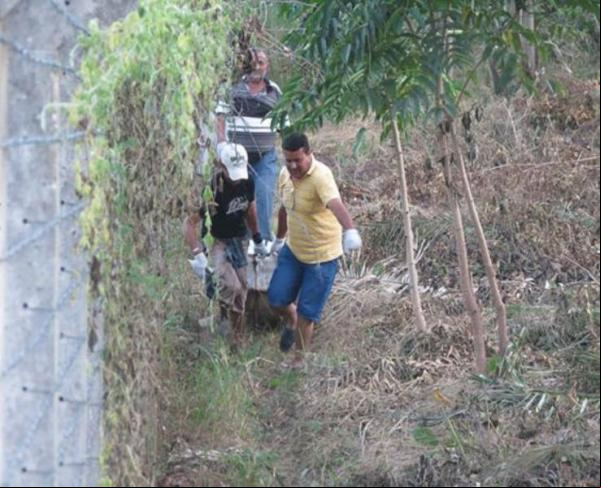 Corpo de homem é encontrado em matagal na Cerâmica Cil.(Imagem:Lucas Marreiros/florianonews.piauiconectado.com)