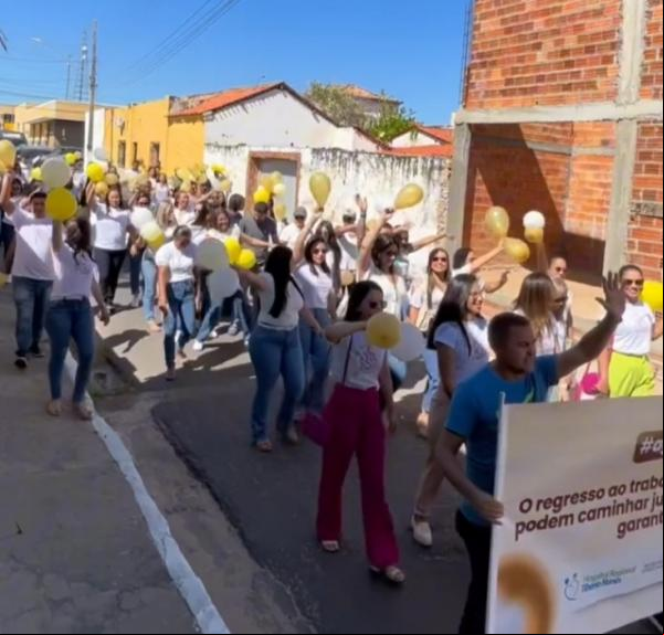 Hospital Tibério Nunes promove caminhada solidária em celebração ao 