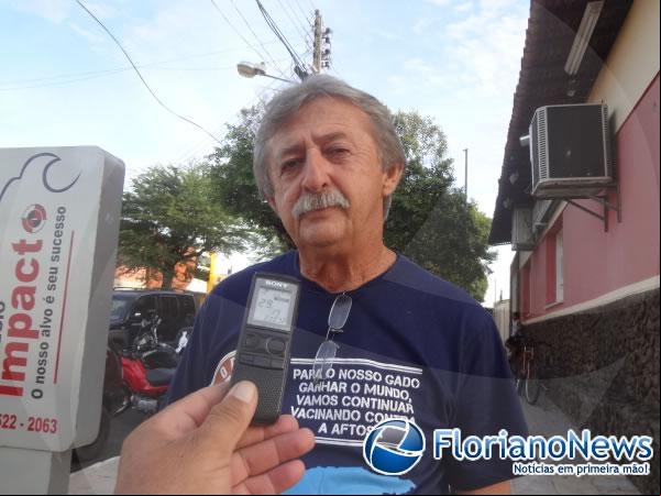 Emídio Gabriel, coordenador da Agência de Defesa Animal e Vegetal (ADAPI), regional de Floriano-Piauí.(Imagem:FlorianoNews)