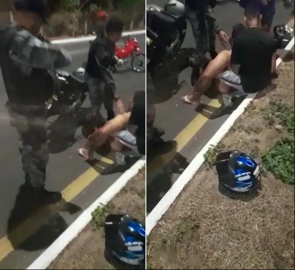 Policial militar é baleado em avenida da Zona Sudeste de Teresina.(Imagem:Reprodução)