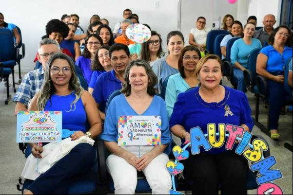 Abril Azul: Educação de Floriano promove ação para fortalecer a inclusão de crianças autistas(Imagem:Secom)