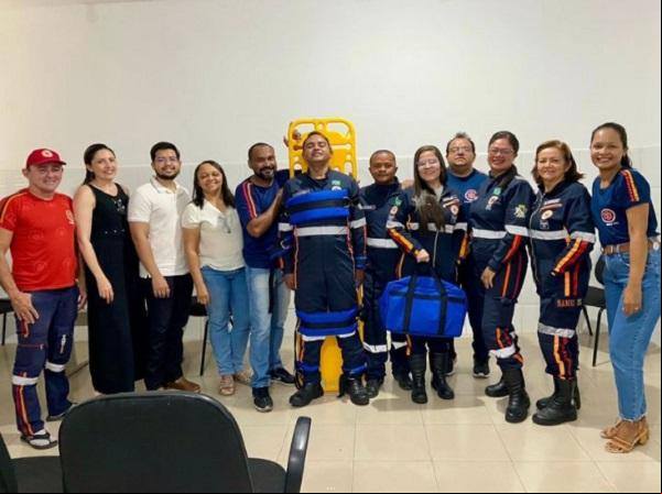 Profissionais do SAMU de Floriano recebem capacitação no uso do Kit Psiquiátrico.(Imagem:Reprodução/Instagram)