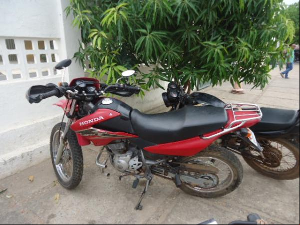 Moto recuperada(Imagem:FlorianoNews)