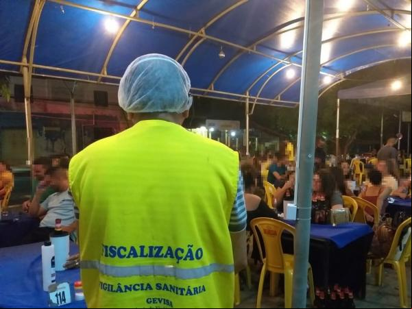 Fiscalização autua bares com grandes aglomerações em Teresina(Imagem:Divulgação)