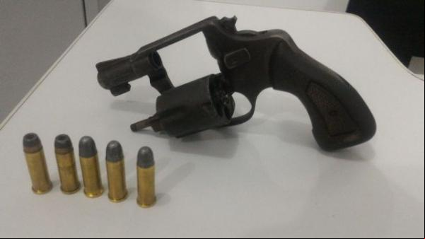 Arma usada no crime.(Imagem:Polícia Civil)