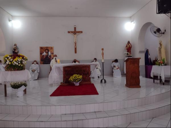 Fiéis participam da benção dos pães de Santo Antônio, em Barão de Grajaú(Imagem:FlorianoNews)