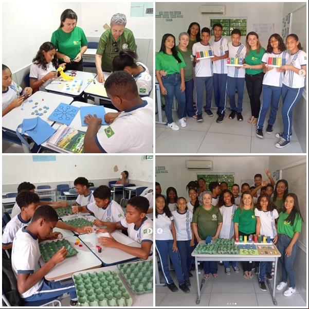 SEMAN celebra Dia Mundial da Reciclagem com oficina na Escola Municipal Antônio Nivaldo.(Imagem:Reprodução/Instagram)
