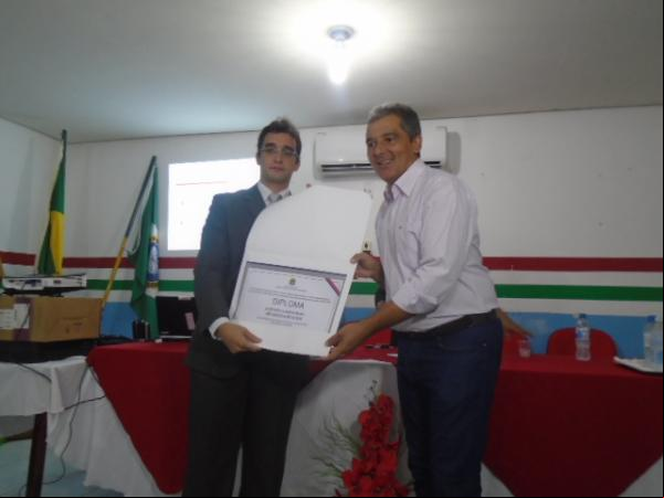 Prefeito eleito, vice e vereadores são diplomados em Barão de Grajaú.(Imagem:FlorianoNews)