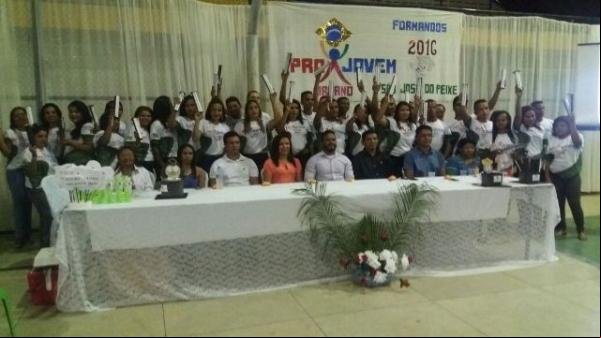 São José do Peixe comemora formatura dos alunos do Projovem Urbano.(Imagem:Socorro Landim)