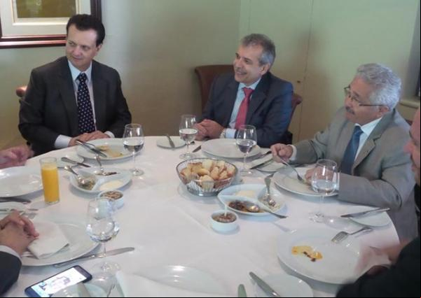 Kassab oficializa convite para Elmano e João Vicente ingressarem no PL.(Imagem:Rômulo Rocha)