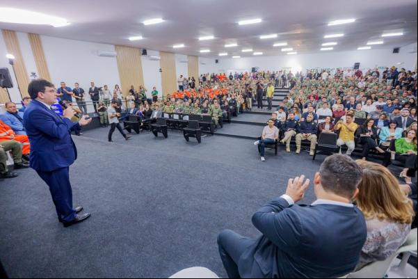 Em evento sobre segurança, Rafael destaca investimentos em tecnologia para o combate ao crime(Imagem:Divulgação)