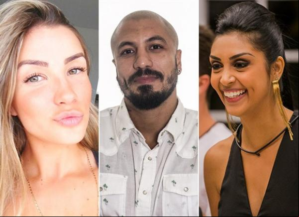 Aline, Fernando e Amanda: triângulo polêmico do