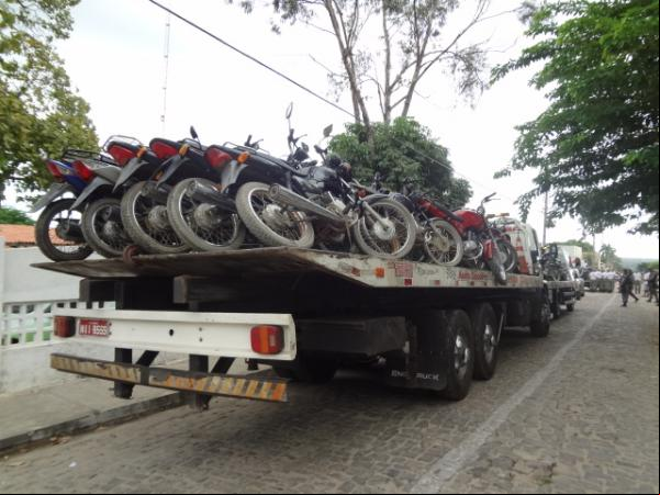 PM apreende 55 motos em Itaueira, Pavussu e Rio Grande.(Imagem:FlorianoNews)