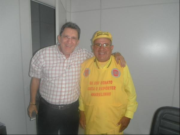 Benedito Portela Leal e Repórter Amarelinho(Imagem:FlorianoNews)