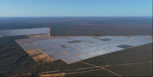 Projeto de energia solar em São João do Piauí.(Imagem: Celeo Redes Brasil)