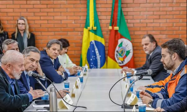 Presidente esteve em solenidade para anunciar nova medidas ao estado.(Imagem:Ricardo Stuckert/PR)