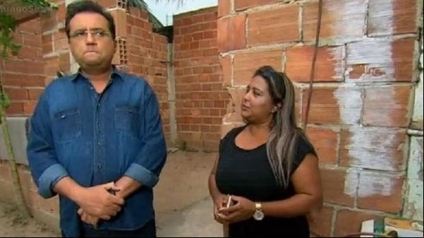 Geraldo Luís e Cida (Imagem: Reprodução/Record TV)