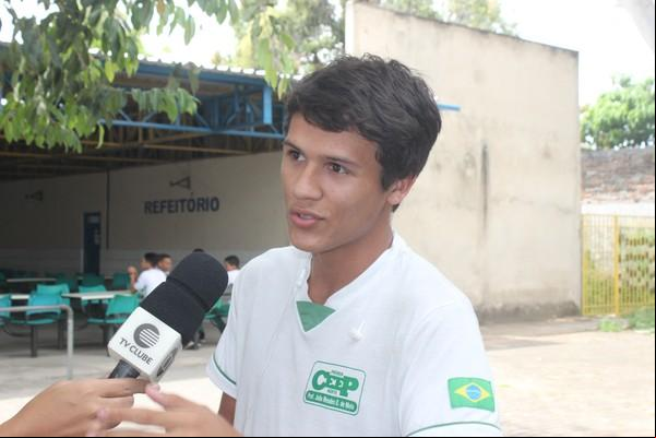 Estudante que recebeu pinto ano ado fala sobre importância do projeto em Teresina.(Imagem:Gilcilene Araújo/G1 PI)