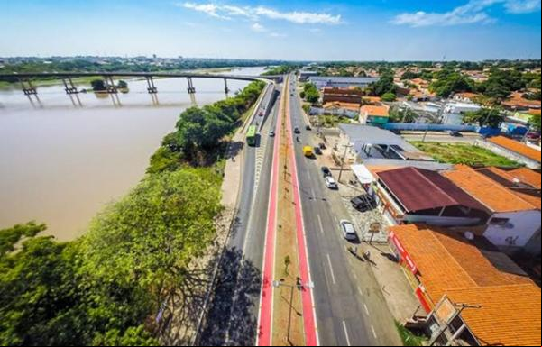 Vista área da cidade de Timon (MA).(Imagem:Reprodução)