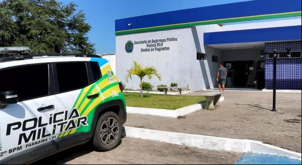 Central de Flagrantes em Parnaíba.(Imagem:Kairo Amaral/TV Clube)