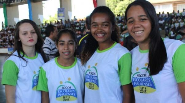 Liandra Rodrigues, Lara Silva, Genivânia Gabriele e Thayanne Visgueira traçam metas para jogos nacionais.(Imagem:Emanuele Madeira)