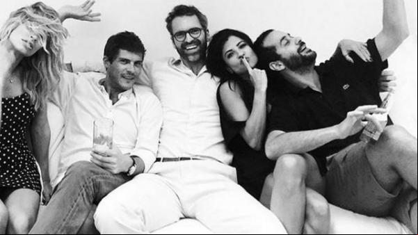 Grazi, Tuta, Leonardo e a namorada Anna Lima, e João: reuniãozinha íntima.(Imagem: Instagram)