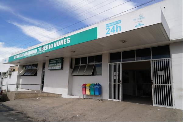 Hospital Regional Tibério Nunes, em Floriano.(Imagem:Ascom/Sesapi)