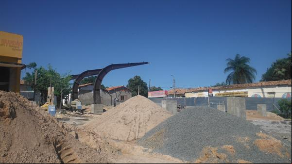 Obras do Mercado do Cruzeiro estão em pleno andamento.(Imagem:FlorianoNews)