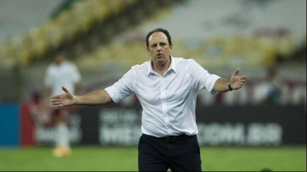 Rogério Ceni na derrota para o Fluminense.(Imagem:Guito Moreto / Agência O Globo)