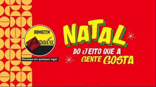 Natal do Armazém Paraíba traz ofertas incríveis para presentear toda a família.(Imagem:Reprodução)