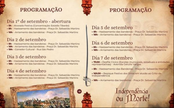 Semana da Pátria em Floriano(Imagem:Reprodução/Instagram)