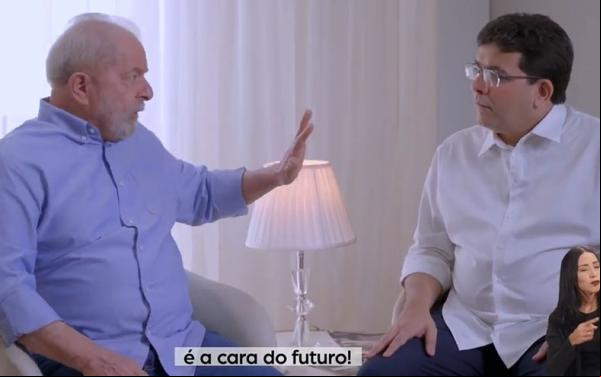 Lula (PT) e Rafael Fonteles (PT)(Imagem:Reprodução)
