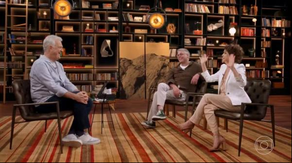 Drica Moraes e Fábio Assunção participam do Conversa com Bial.(Imagem:Globo)