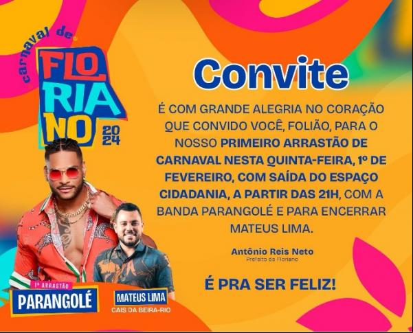 Vem aí o 1º Arrastão do Carnaval 2024