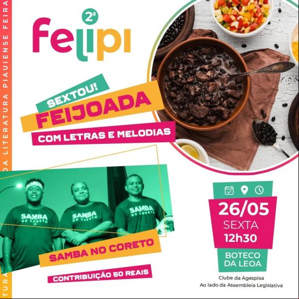 Feijipi (Feijoada, Samba e Letras)(Imagem:Divulgação )