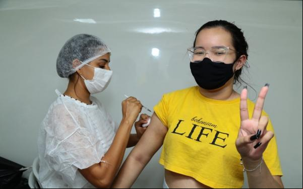 Vacinação de adolescentes contra a Covid-19(Imagem:Enio Medeiros)