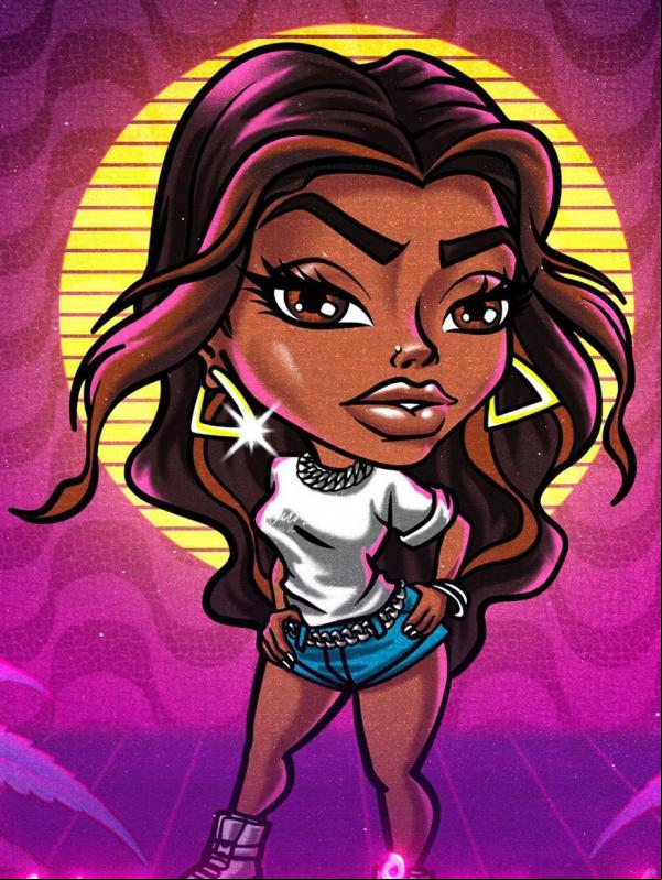 Apresentada por Ludmilla, a charmosa capa do álbum Numanice#2 dialoga com as cores e com a arte da capa do EP Numanice, disco editado em abril de 2020 que deu origem ao projeto fon(Imagem:Reprodução)