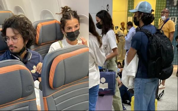 Bruna Marquezine viaja para Salvador com Xolo Maridueña. (Imagem:QUEM )