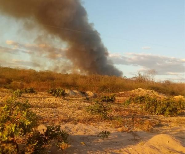 Tempo seco leva bombeiros a atender 15 ocorrências de incêndios por dia(Imagem:Reprodução)