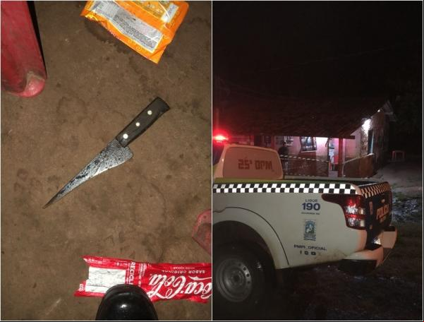Mulher é assassinada a facadas na zona rural do Piauí; marido é preso suspeito do crime.(Imagem:Polícia Militar)